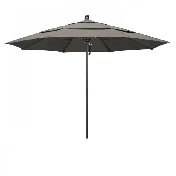 California Umbrella Patio Umbrella, Octagon, 107" H, Pacifica Fabric, Taupe - 194061001660