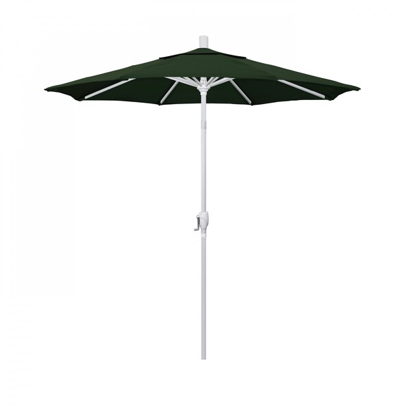 California Umbrella Patio Umbrella, Octagon, 95.5" H, Pacifica Fabric, Hunter Green - 194061031001