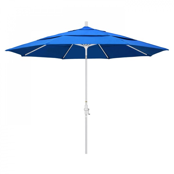 California Umbrella Patio Umbrella, Octagon, 110.5" H, Olefin Fabric, Royal Blue - 194061014820