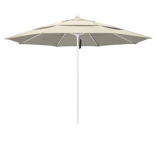 California Umbrella Patio Umbrella, Octagon, 107" H, Olefin Fabric, Beige - 194061002179