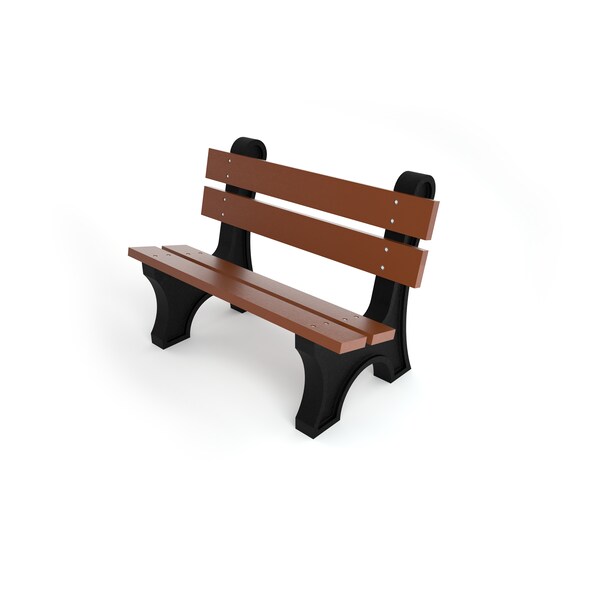 Frog Furnishings Brown 4' Colonial Bench - PB 4BROCOLE