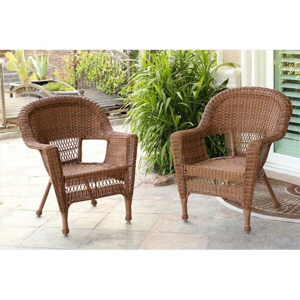 Jeco Jeco W00205-C Honey Wicker Chair - W00205-C