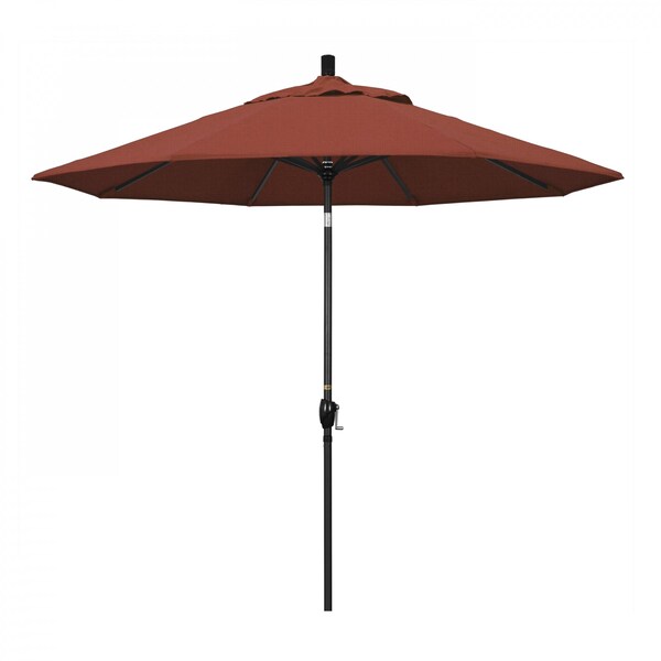 California Umbrella Patio Umbrella, Octagon, 101" H, Olefin Fabric, Terracotta - 194061035221