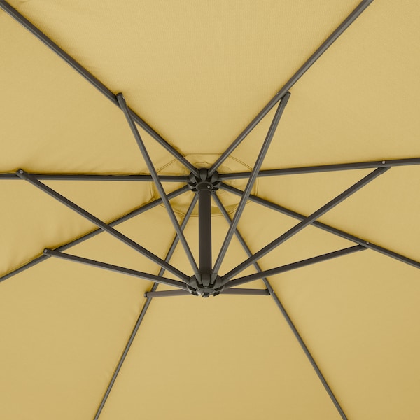 Classic Accessories Weekend 10 Ft Patio Cantilever Umbrella, Straw - USWUMB12096