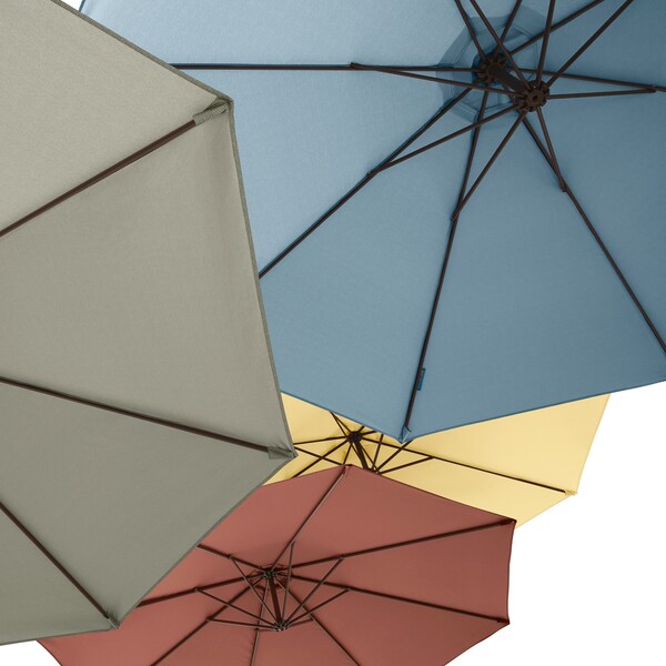 Classic Accessories Weekend 10 Ft Patio Cantilever Umbrella, Straw - USWUMB12096