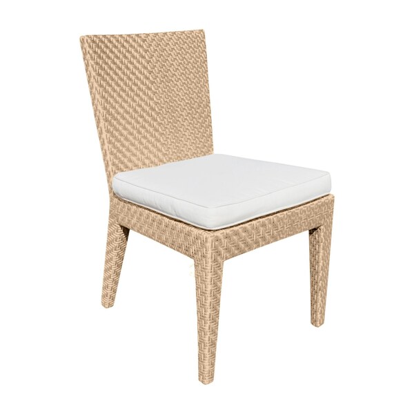 Panama Jack Outdoor Panama Jack Austin Dining Side Chairs with Cushions Set of 2 - PJO-3801-NAT-S-CUSH-SET2
