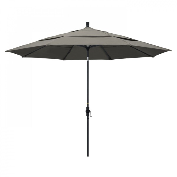 California Umbrella Patio Umbrella, Octagon, 110.5" H, Pacifica Fabric, Taupe - 194061016046