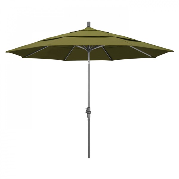 California Umbrella Patio Umbrella, Octagon, 110.5" H, Pacifica Fabric, Palm - 194061013410