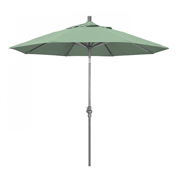 California Umbrella Patio Umbrella, Octagon, 102.38" H, Pacifica Fabric, Spa - 194061016817