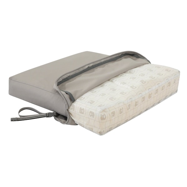Classic Accessories Ravenna Water-Resistant 72x21x3" Patio Chaise Lounge Cushion, Mushroom - 62-001-MUSHRM-EC