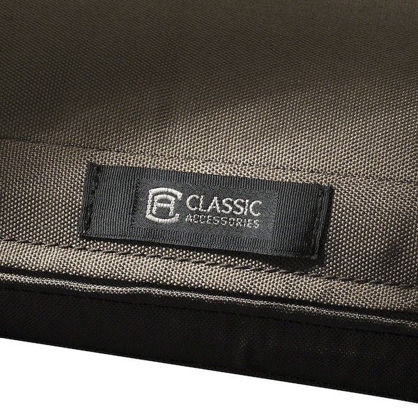Classic Accessories Ravenna Patio Cushion Slipcover, Dark Taupe, 48" - 60-430-015101-RT