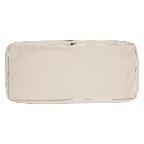 Classic Accessories Montlake Bench/Sette Cushion Slipcover, Antique Beige, 18"x48" - 60-026-010301-RT