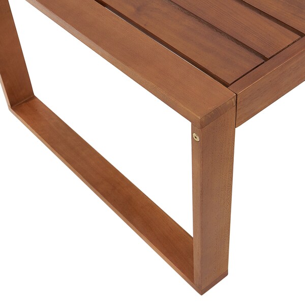 Alaterre Furniture Weston Eucalyptus Wood Cocktail Table - ANWT02EBO