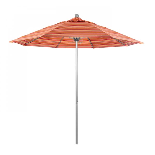 California Umbrella Patio Umbrella, Octagon, 103" H, Sunbrella Fabric, Dolce Mango - 194061005675