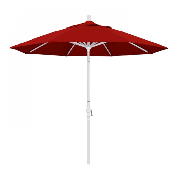 California Umbrella Patio Umbrella, Octagon, 102.38" H, Sunbrella Fabric, Jockey Red - 194061017944