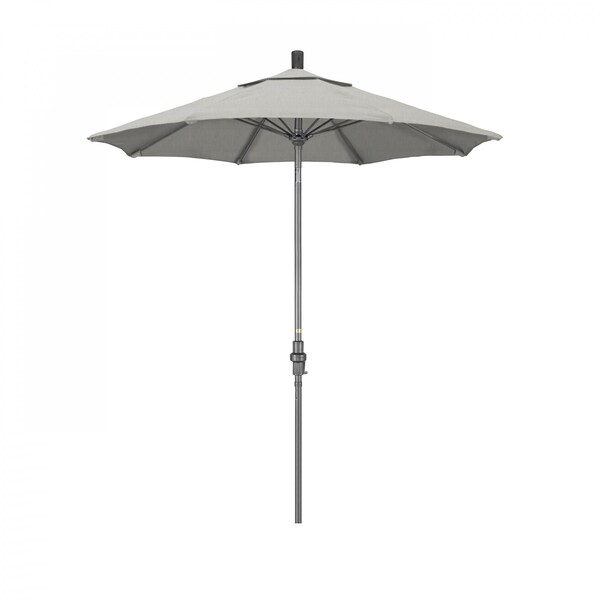 California Umbrella Patio Umbrella, Octagon, 102.5" H, Sunbrella Fabric, Granite - 194061023099