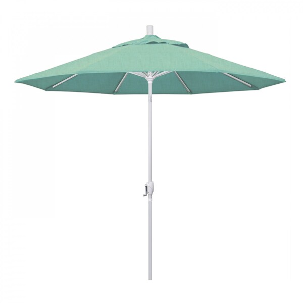 California Umbrella Patio Umbrella, Octagon, 101" H, Sunbrella Fabric, Spectrum Mist - 194061033722