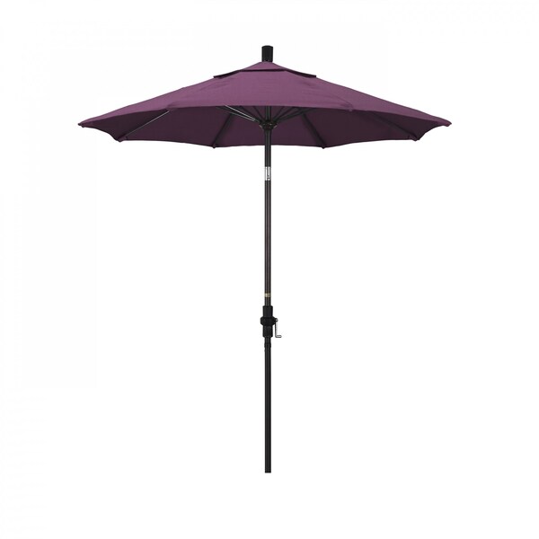 California Umbrella Patio Umbrella, Octagon, 102.5" H, Sunbrella Fabric, Iris - 194061024300