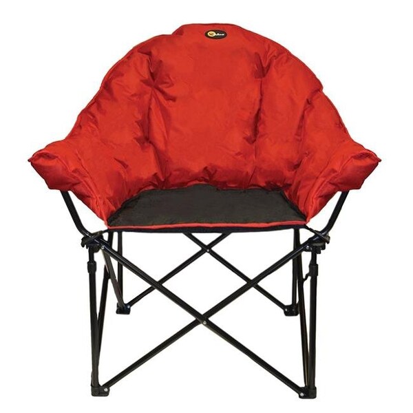 Tento Campait Big Dog Bucket Chair - Burgundy & Black - TE354852