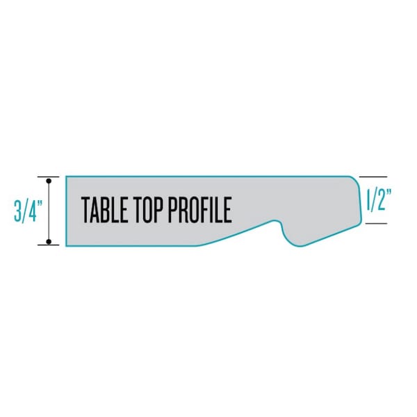 Holland Bar Stool Co 36 Tall OD214 Black Table Base w22 Diameter Foot and 36x36 Square Rustic Top, IndoorOutdoor - OD214-2236BWODS36SQRUSTIC