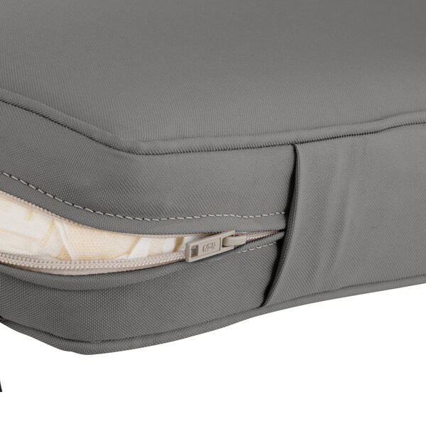 Classic Accessories Montlake Light Charcoal Cushion Set, 25"x25"x5" - 62-020-LCHARC-SET