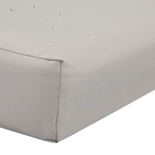 Classic Accessories Ravenna Back Cushion, Muchroom, 21"x20"x4" - 62-024-MUSHRM-EC