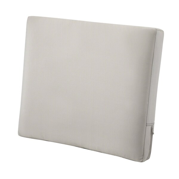 Classic Accessories Ravenna Back Cushion, Muchroom, 21"x20"x4" - 62-024-MUSHRM-EC