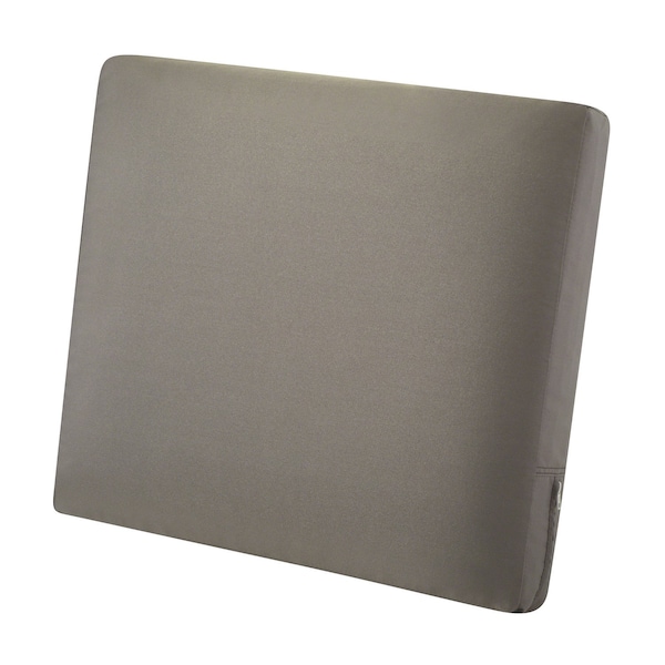 Classic Accessories Ravenna Back Cushion, Dark Taupe, 21"x20"x4" - 62-024-TAUPE-EC