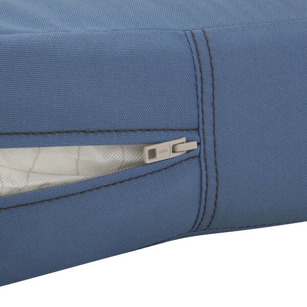 Classic Accessories Ravenna Seat Cushion, Empire Blue, 25"x25"x5" - 62-020-EMBLUE-EC