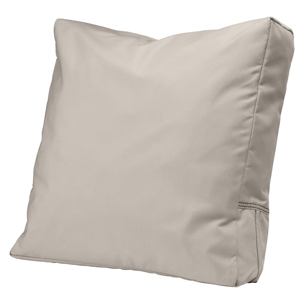 Classic Accessories Patio Lounge Chair/Loveseat Back Cushion, 23 x 20 x 4 Inch, Mushroom - 62-060-MUSHRM-EC