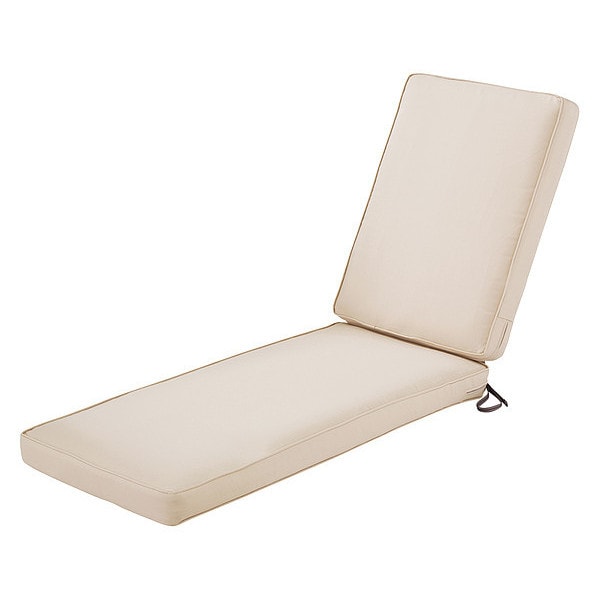 Classic Accessories Chaise Lounge Cushion, Antique Beige - 62-029-BEIGE-EC