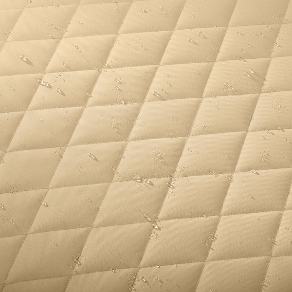 Classic Accessories Montlake Quilted Cushion Slipcover, Chamomile, 25"x25"x5" - 60-463-016201-RT