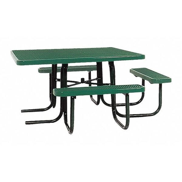 Ultrasite Park ADA Square Table, 46"x55", Green - 358H-V-GREEN