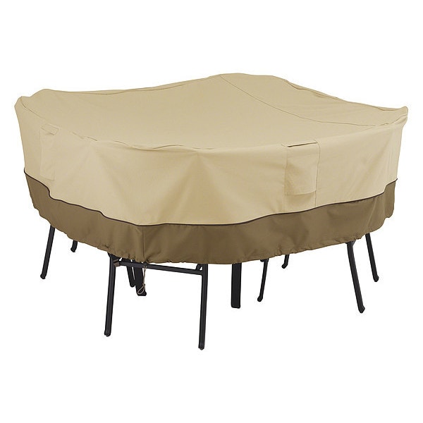 Classic Accessories Veranda Medium Square Table/Chair Set Cover, 66"x66" - 55-227-011501-00