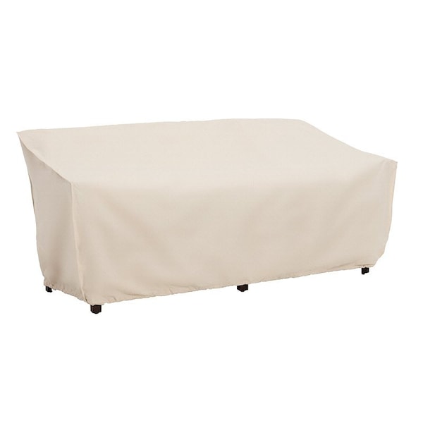 Mr Bar-B-Q Products Mr. BAR-B-Q Sofa Cover, 86 in L, 35-1/2 in W, 39 in H, Polyester, Taupe, For: 86 in Sofas - 07840BBGD