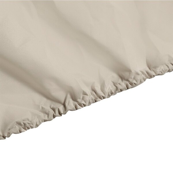 Mr Bar-B-Q Products Mr. BAR-B-Q Sofa Cover, 86 in L, 35-1/2 in W, 39 in H, Polyester, Taupe, For: 86 in Sofas - 07840BBGD