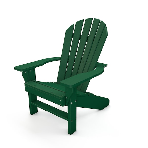 Frog Furnishings Green Seaside Adirondack Chair - PB ADSEAGRE