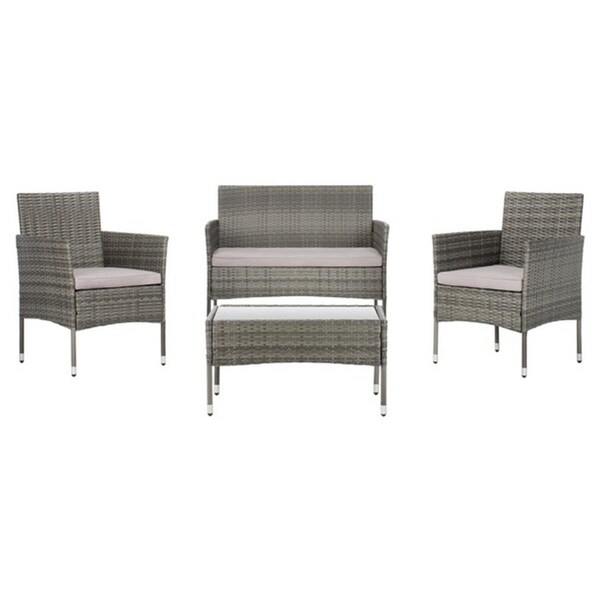 Safavieh Abdul Living Set; Grey & Grey - PAT7504B
