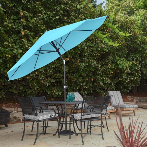 Grillgear Outdoor Table Blue Patio Umbrella - 10 ft. - GR3250856