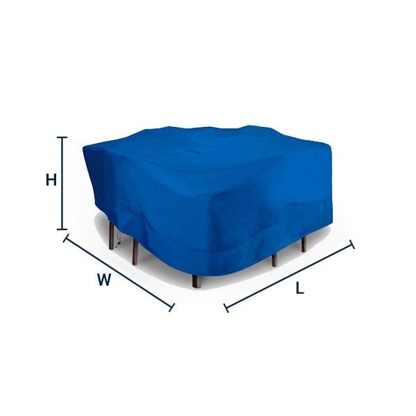Eevelle Meridian Square Table, Royal Blue, 64 in L x 25 in W x 64 in H - MDTBLSQR_64L_64W_25H-RYL