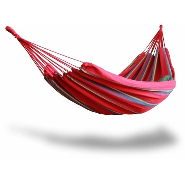 Kings Pond Enterprises Kings Pond Enterprises 10214-KP Hammaka Woven Brazilian Hammock - Red - 10214-KP