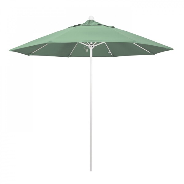California Umbrella Patio Umbrella, Octagon, 103" H, Pacifica Fabric, Spa - 194061007860