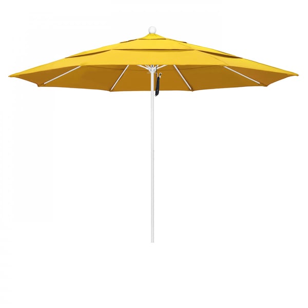 California Umbrella Patio Umbrella, Octagon, 107" H, Olefin Fabric, Lemon - 194061002186