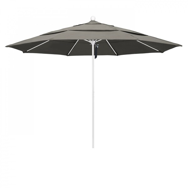 California Umbrella Patio Umbrella, Octagon, 107" H, Pacifica Fabric, Taupe - 194061002506