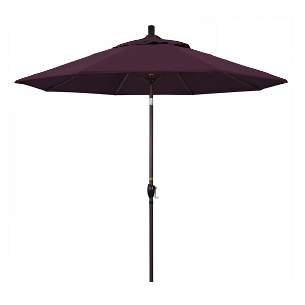 California Umbrella Patio Umbrella, Octagon, 101" H, Pacifica Fabric, Purple - 194061033715