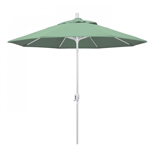 California Umbrella Patio Umbrella, Octagon, 101" H, Pacifica Fabric, Spa - 194061034477