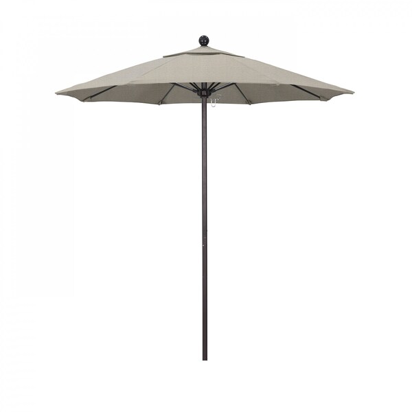 California Umbrella Patio Umbrella, Octagon, 96" H, Olefin Fabric, Woven Granite - 194061004210