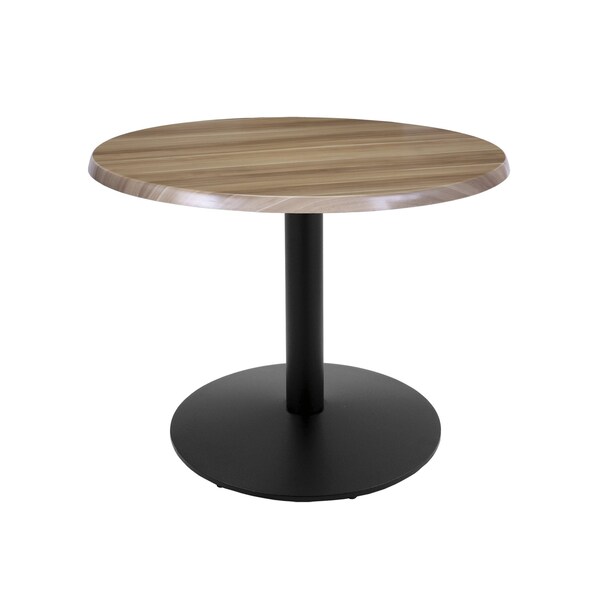 Holland Bar Stool Co 30" Tall In/Outdoor All-Season Table, 30" dia. Natural Top - OD214-2230BWOD30RNAT