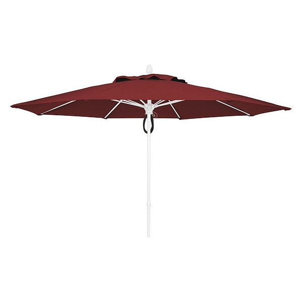 Fiberbuilt Market Umbrella 8Rb Pulley Pin, Burgundy, 11 ft. - 11MPPW-4631
