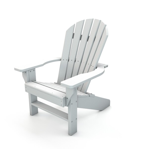 Frog Furnishings White Seaside Adirondack Chair - PB ADSEAWHI